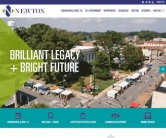 Newtonnc.gov(City of Newton) Screenshot
