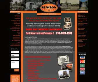 Newtonplumbing.com(Los Angeles Plumber Newton Plumbing) Screenshot