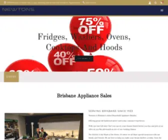 Newtonshomeappliances.com.au(Home Appliances in Brisbane) Screenshot