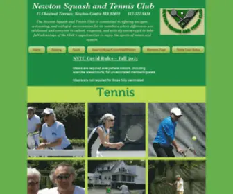 Newtonsquash.org(Tennis) Screenshot