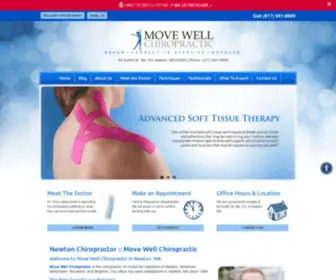 Newtonwellnesscenter.com(Dr. David Oliver of Move Well Chiropractic) Screenshot