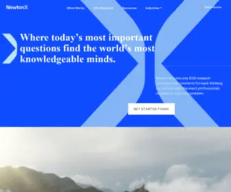 Newtonxcommunity.com(The Leading B2B Market Research Company) Screenshot