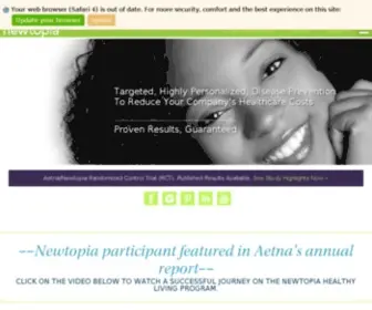 Newtopia.com(Disease prevention with proven results) Screenshot