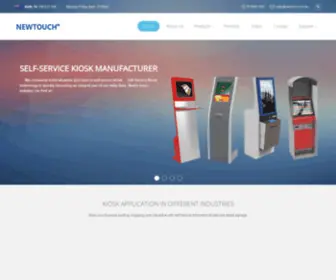 Newtouch.com.au(Touchscreen Solutions & Self Service Kiosk Manufacturers) Screenshot