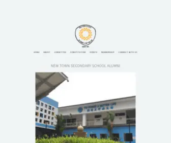 Newtownalumni.org(New Town Secondary School Alumni) Screenshot