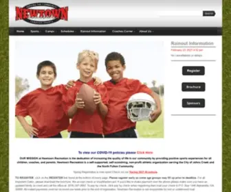 Newtownrec.com(Newtown Recreation) Screenshot