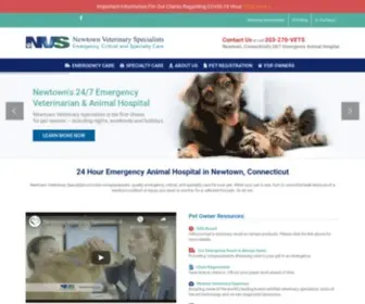 Newtownvets.com(Newtown Veterinary Specialists) Screenshot