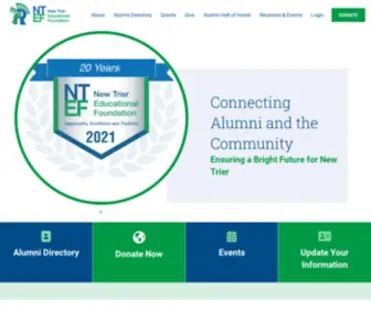 Newtrierconnect.org(New Trier Educational Foundation) Screenshot