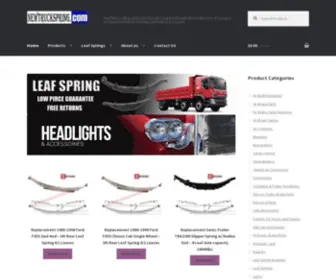 Newtruckspring.com(Truck Parts and Trailer Parts of OEM Quality) Screenshot