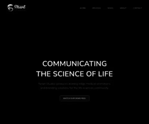 Newtstudios.com(Communicating the Science of Life) Screenshot