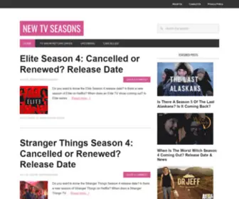 Newtvseasons.com(New TV Seasons) Screenshot