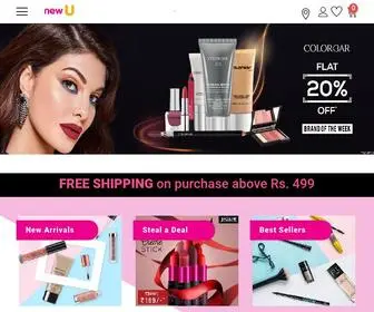 Newu.in(Cosmetics and Beauty Products) Screenshot