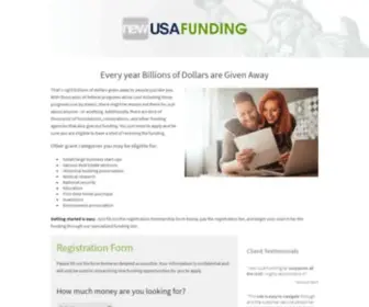 Newusafunding.com(New USA Funding) Screenshot