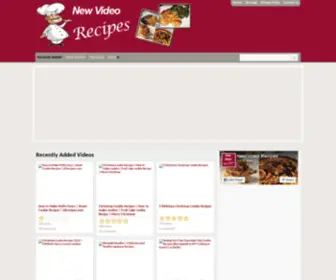 NewVideorecipes.com(New Video Recipes) Screenshot