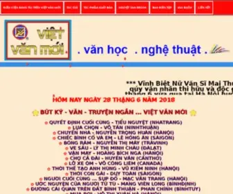 NewVietart.com(VĂN) Screenshot