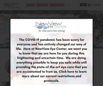 NewViewlasereye.com(NewView Eye Center) Screenshot