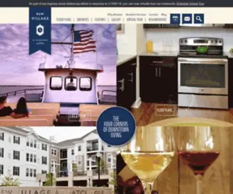 NewVillagepatchogue.com(Discover the most luxurious Patchogue apartments at New Village at Patchogue) Screenshot