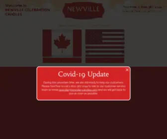 NewVille-Candles.com(Newville Celebration Candles) Screenshot