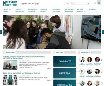 NewVision.ge(New Vision University) Screenshot