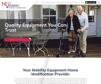 NewVisionsmedical.com(Hme & home modification services for homecare) Screenshot