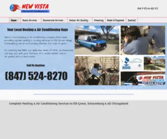 NewVistaheating.com(Heating) Screenshot