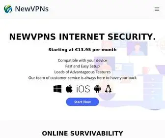 NewVPNs.com(High-Speed, Secure & Anonymous VPN Service) Screenshot