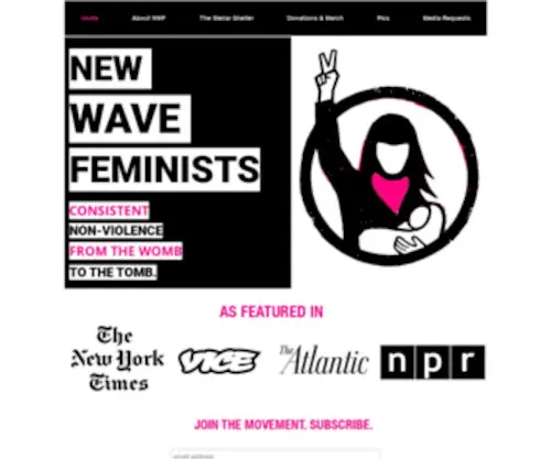 Newwavefeminists.com(New Wave Feminists) Screenshot