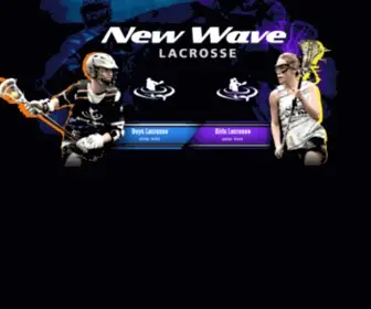 Newwavelax.com(New Wave Lacrosse) Screenshot