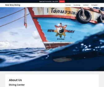 Newwaydiving.com(New Way Diving) Screenshot