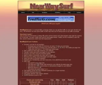 Newwaysurf.com(Manual Traffic Exchange) Screenshot