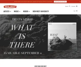 Newwestrecords.com(New West Records Store) Screenshot