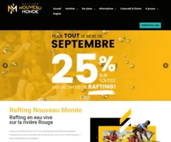 Newworld.ca(Rafting Nouveau Monde) Screenshot