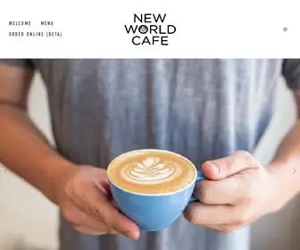 NewWorldcafes.com(New World Cafe) Screenshot