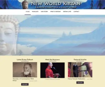 Newworldkirtan.com(New World Kirtan) Screenshot