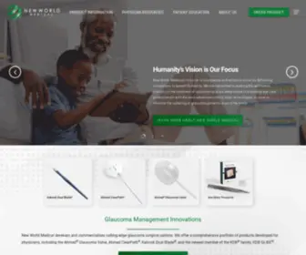 NewWorldmedical.com(Our mission) Screenshot