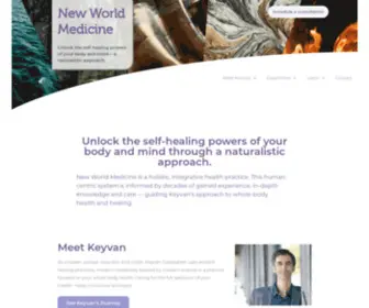 Newworldmedicine.net(Unlock the self) Screenshot