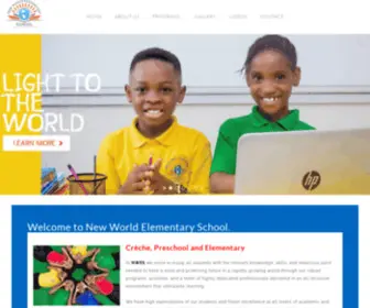 NewWorldschool.org(New World Elementary School) Screenshot