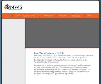 NewWorldsol.com(New World Solutions) Screenshot