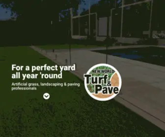 NewWorldturf.com.au(New World Turf & Pave) Screenshot