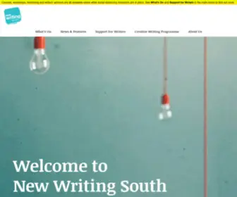 Newwritingsouth.com(New Writing South) Screenshot