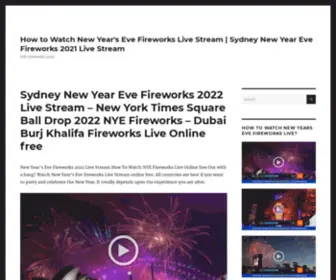 Newyearevefireworks.com(Sydney New Year Eve Fireworks 2022 Live Stream) Screenshot