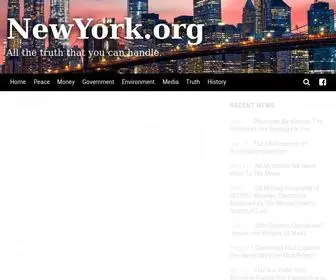Newyork.org(A News Site For Truth) Screenshot