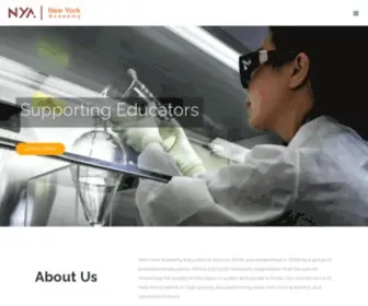 Newyorkacademy.org(Educational Services) Screenshot