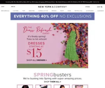 Newyorkandcompany.com(Shop at New York & Company) Screenshot