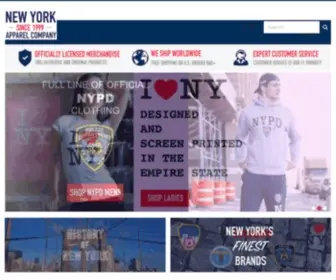 Newyorkapparelcompany.com(New York Apparel Company) Screenshot