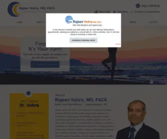 Newyorkbariatrics.com(Dr Rajeev Vohra) Screenshot