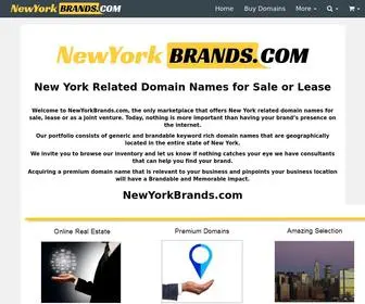 Newyorkbrands.com(Premium New York Keyword Domain Names) Screenshot