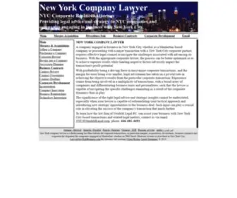 Newyorkcompanylawyer.com(New York Company Lawyer) Screenshot