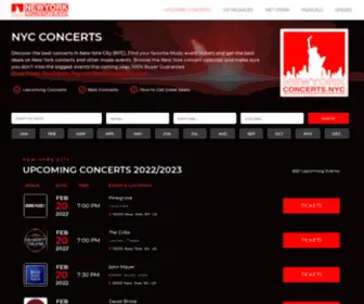 Newyorkconcerts.nyc(NYC Concerts) Screenshot