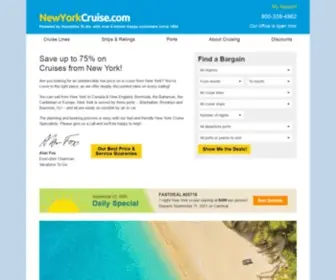 Newyorkcruise.com(New York Cruises) Screenshot